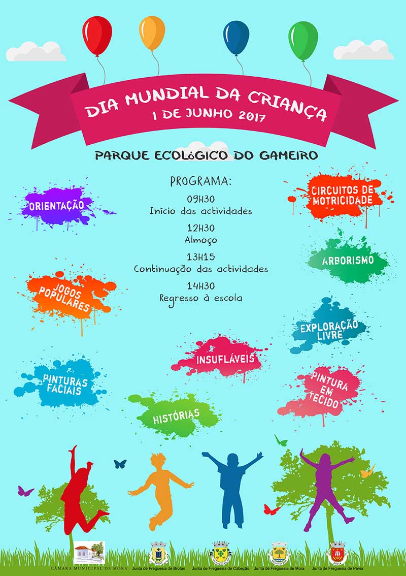 Dia Mundial da Criança Portal Institucional do Município de Mora