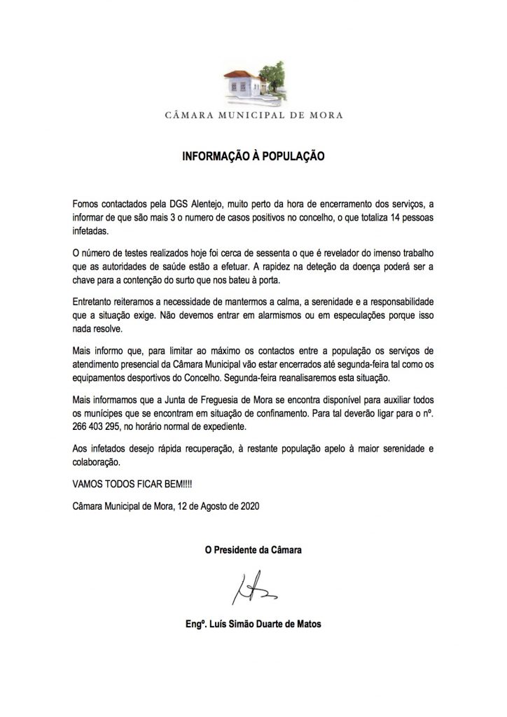 Comunicado 12 de Agosto