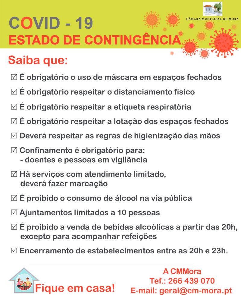 Medidas do Estado de Contingência