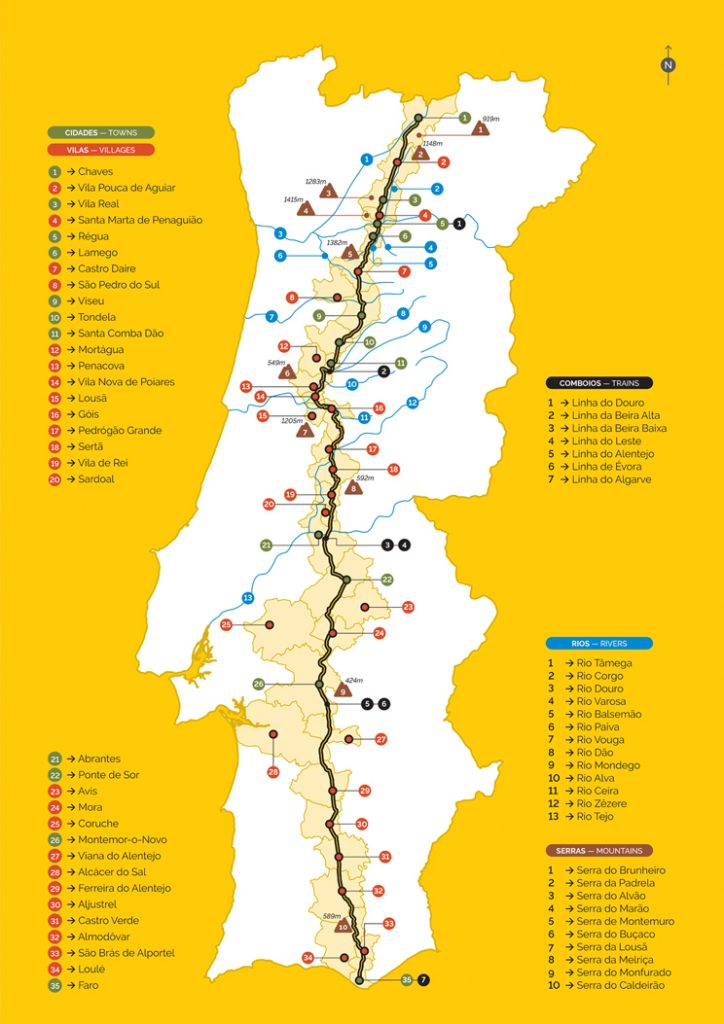 Mapa Estrada Nacional 2