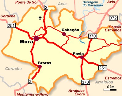 Mapa Mora