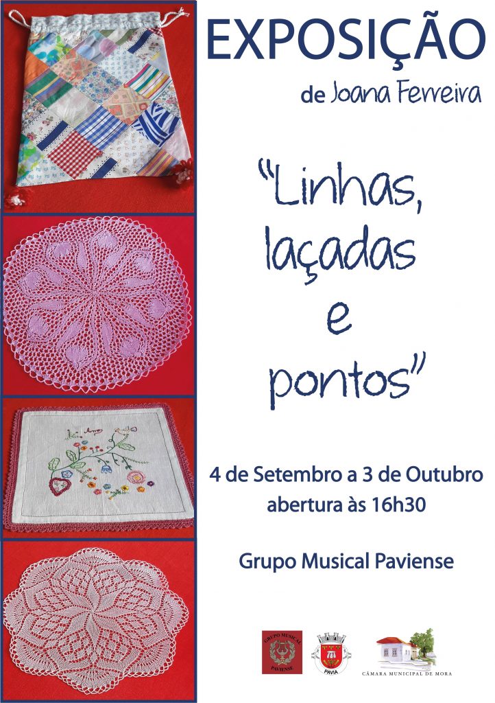 Exposição "Linhas, laçadas e pontos"