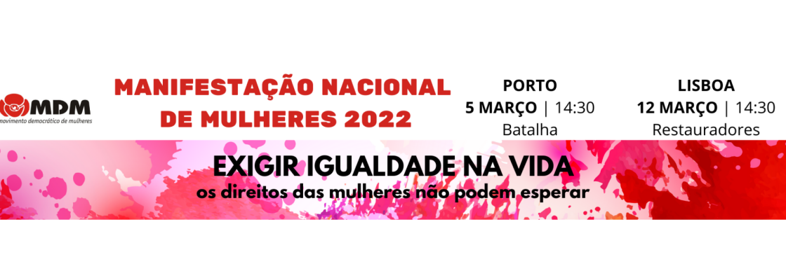 Manifestação Nacional de Mulheres
