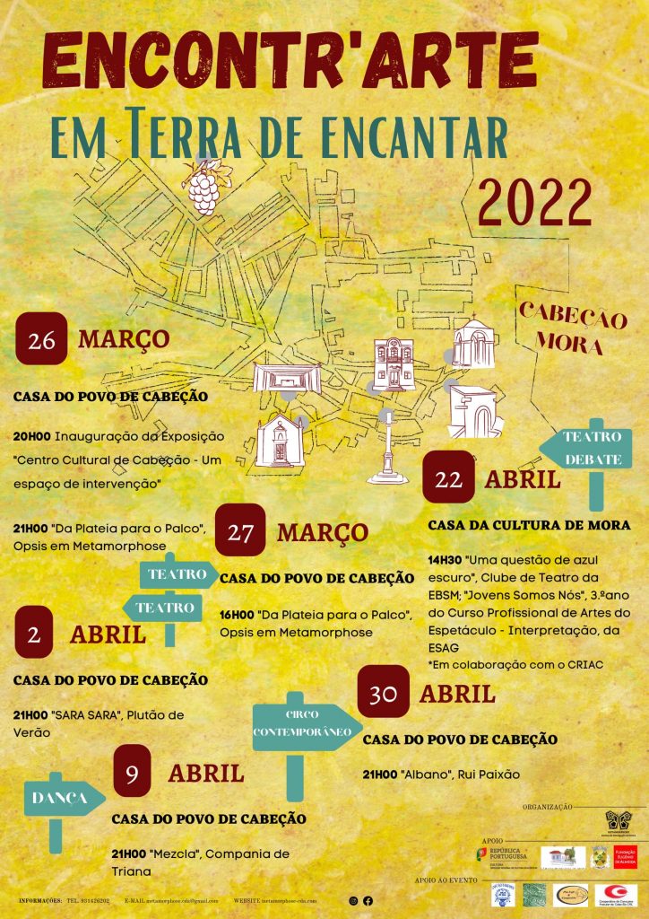 Festival "Encontr'Arte em Terra de Encantar" decorre entre 26 de Março e 30 e Abril