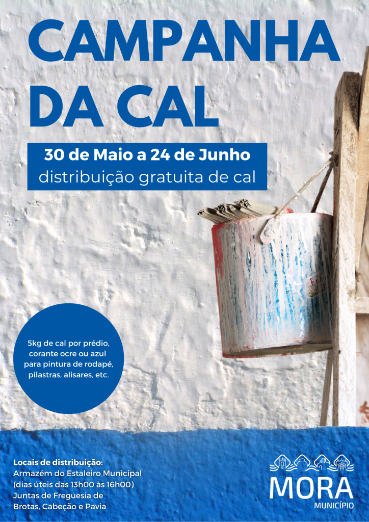 Campanha da Cal decorre no Concelho de Mora