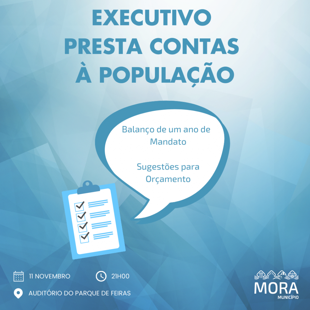 Executivo presta contas à população
