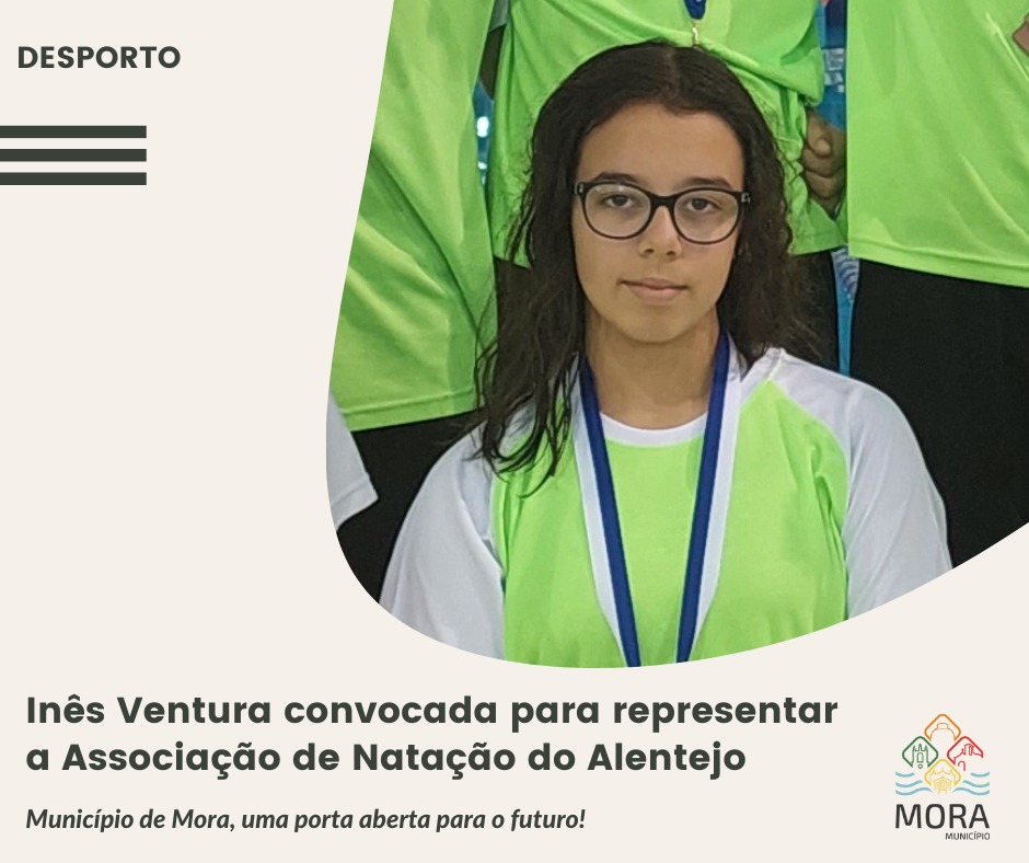 Inês Ventura convocada para representar a Associação de Natação do Alentejo
