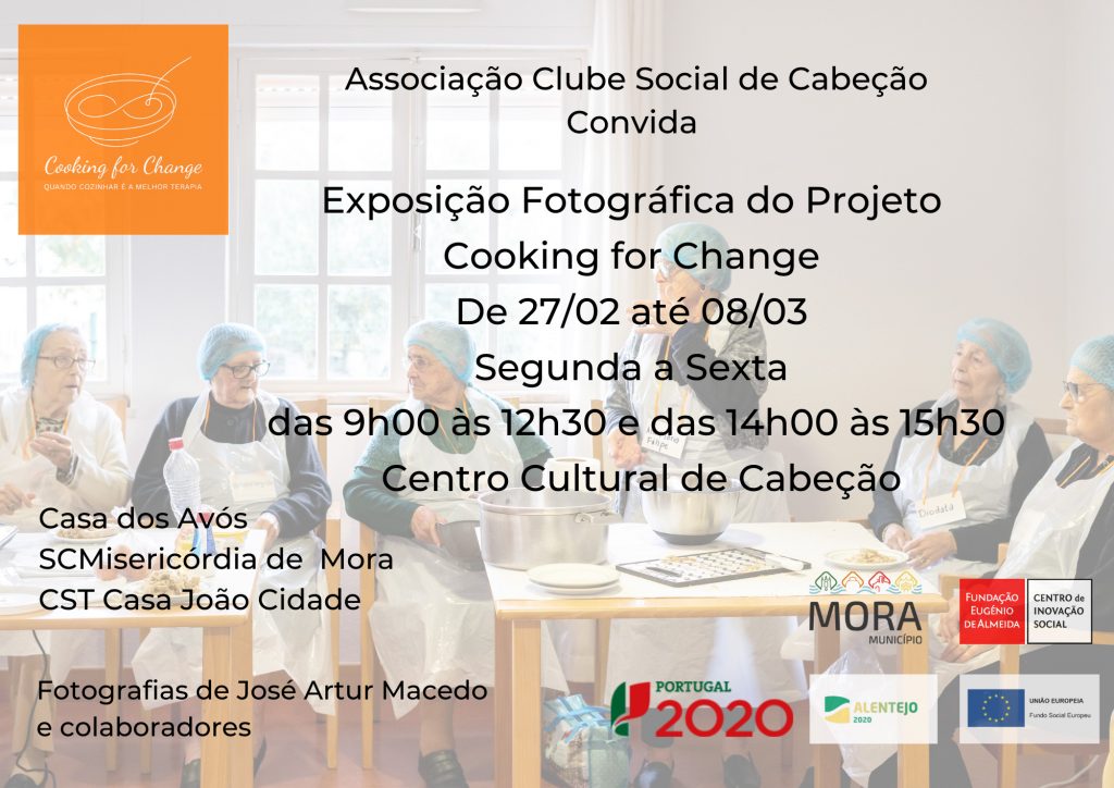 Exposição de fotografia "Cooking for Change"