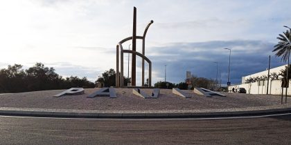 Município de Mora retifica rotunda de Pavia