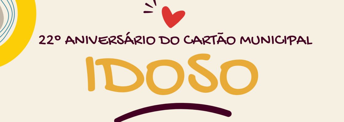 Aniversário Cartão do Idoso