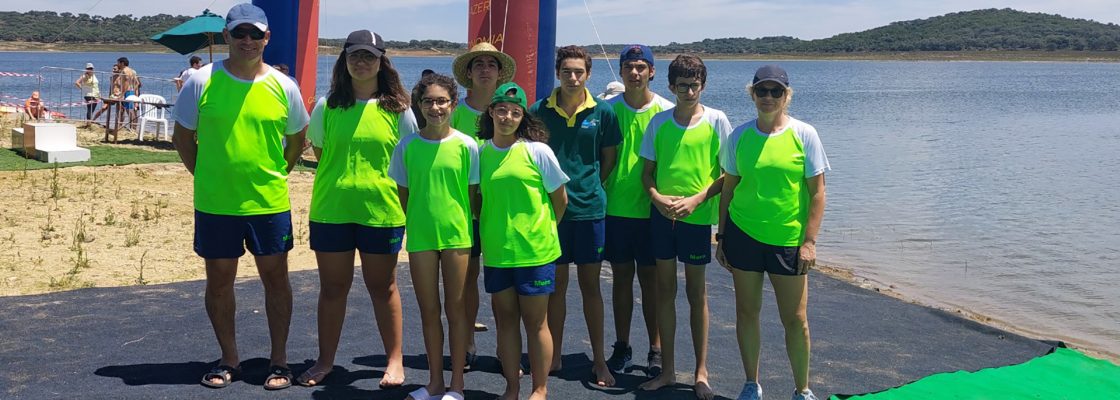 Escola de Natação em destaque na barragem de Minutos