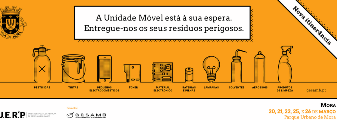 Recolha de resíduos perigosos em Mora