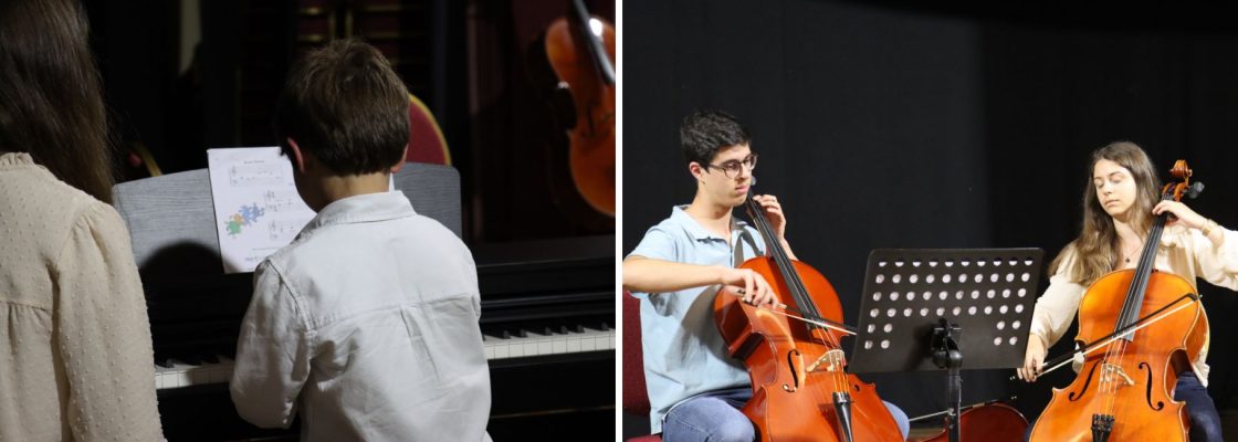 Audições de Piano e Violoncelo