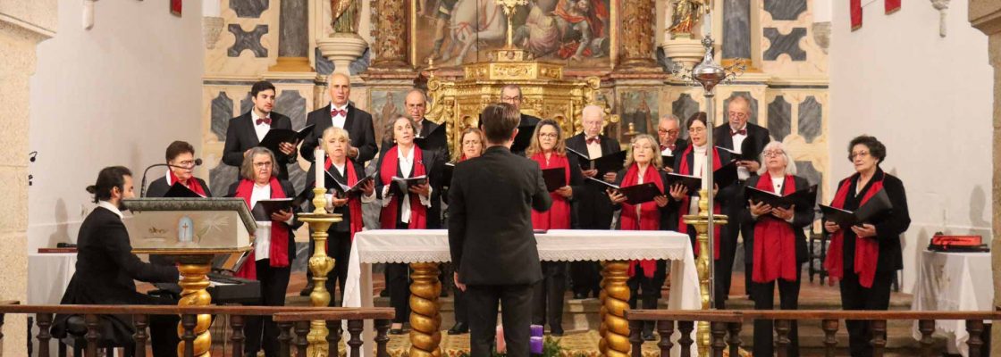 Atuação do Coro de Câmara de Montargil em Pavia