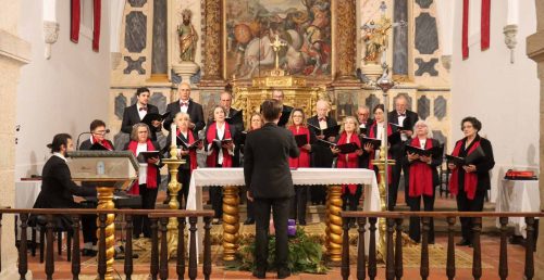 Atuação do Coro de Câmara de Montargil em Pavia