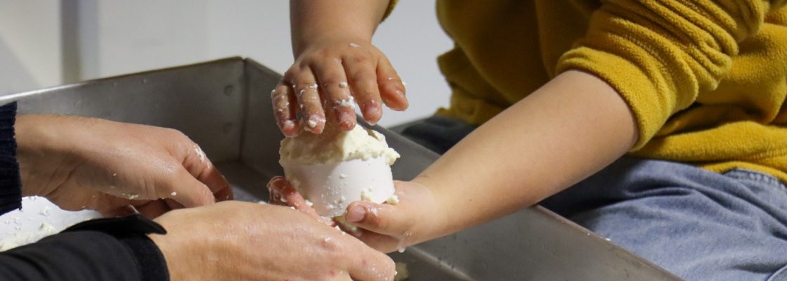 Workshop de queijo fresco no Museu do Megalitismo