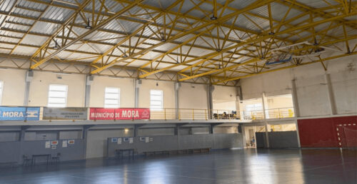 Município de Mora reabilitou cobertura do Pavilhão Municipal de Mora