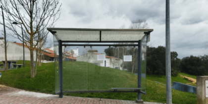 Alteração na localização da paragem de autocarros em Brotas