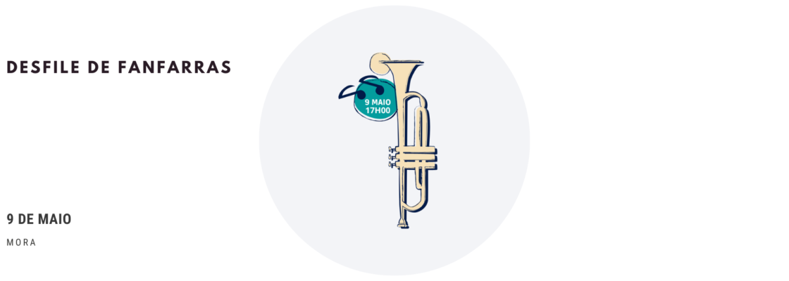 Desfile de Fanfarras pelas ruas de Mora