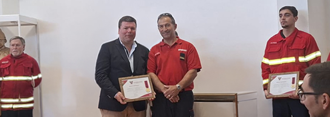 Município e Bombeiros Voluntários distinguidos em cerimónia distrital