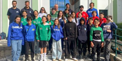 Atletas da Escola de Natação de Mora em Estágio da Seleção Regional