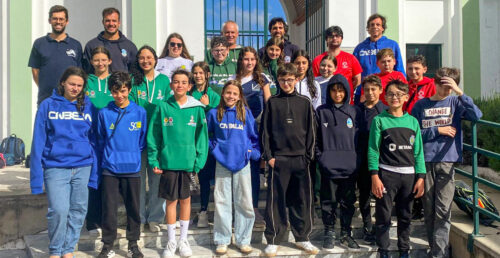 Atletas da Escola de Natação de Mora em Estágio da Seleção Regional