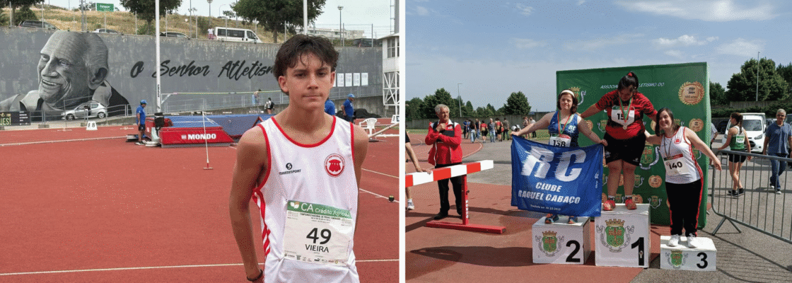 Atletas do Grupo Desportivo de Pavia em destaque nos Campeonatos Nacionais