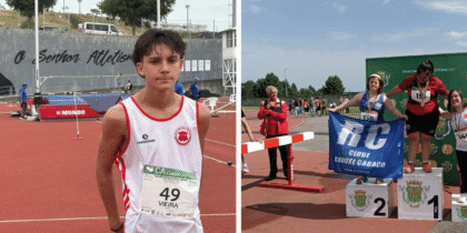 Atletas do Grupo Desportivo de Pavia em destaque nos Campeonatos Nacionais