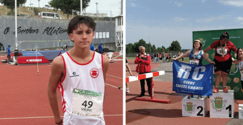 Atletas do Grupo Desportivo de Pavia em destaque nos Campeonatos Nacionais