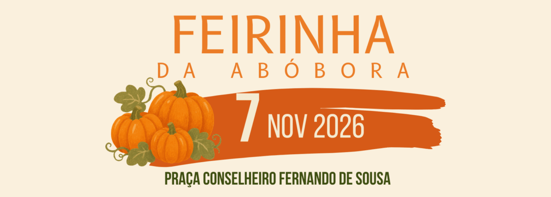 A Feirinha da Abóbora está a chegar!