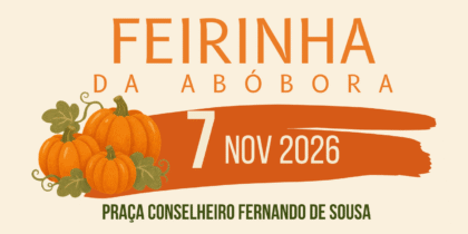 A Feirinha da Abóbora está a chegar!