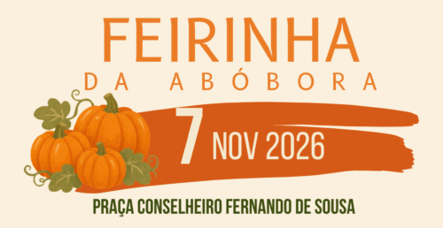 A Feirinha da Abóbora está a chegar!